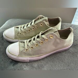 Soft olive green converse